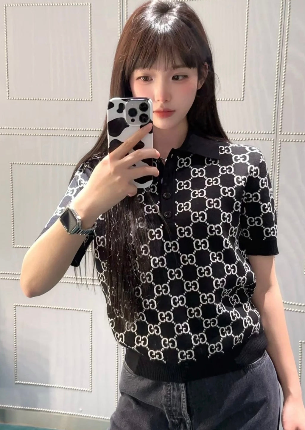 fashion short-sleeved sweater 0725012302