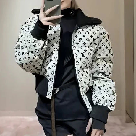 New fully printed casual down jacket 1024110814