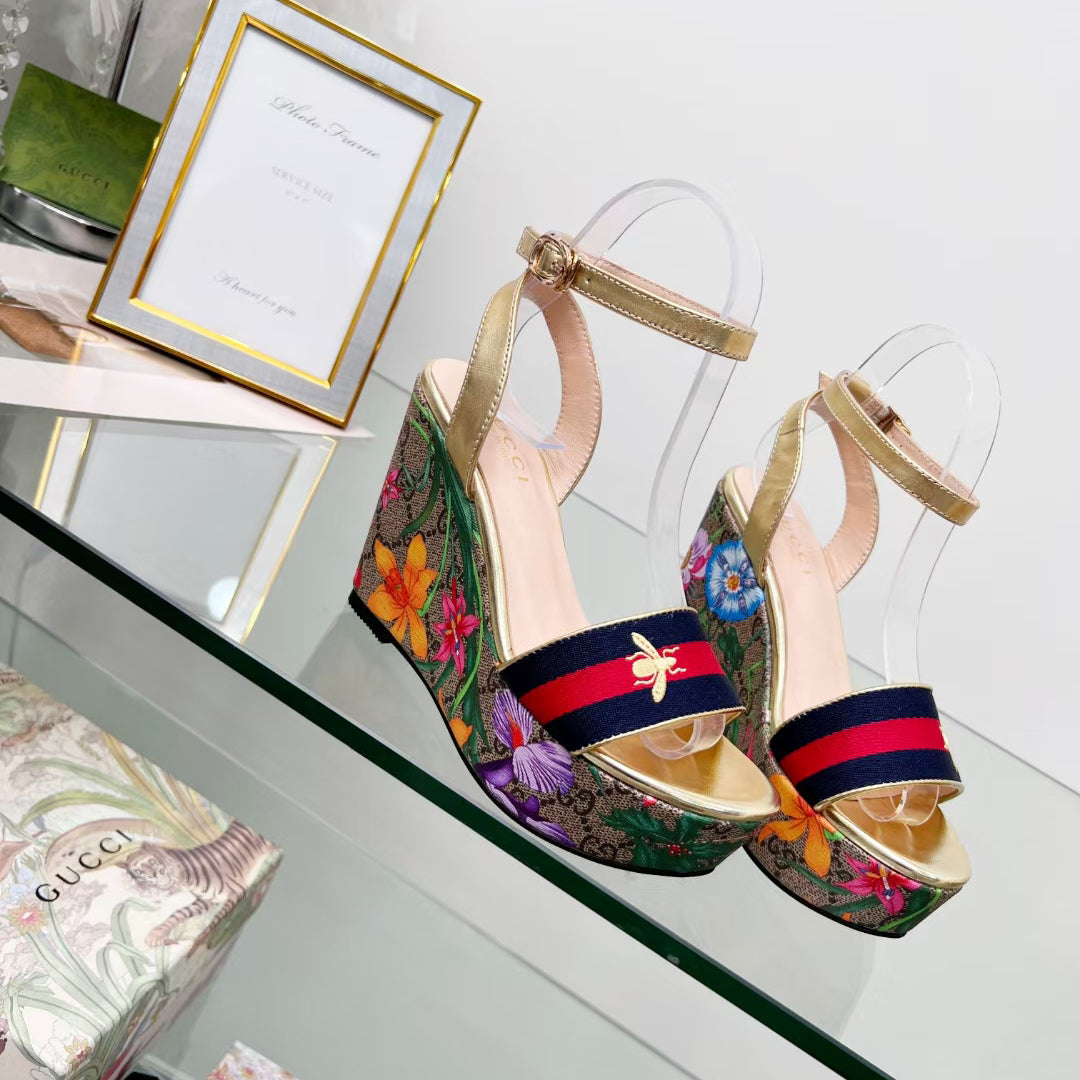 flower and bird Cordyceps series all-match sandals-01