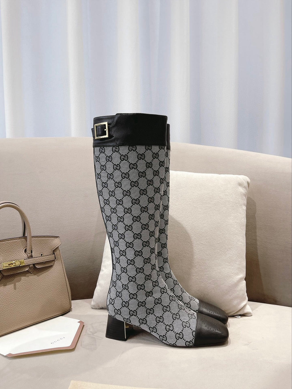 Fashion hollow  hollow carved print high-heeled boots 0724102315