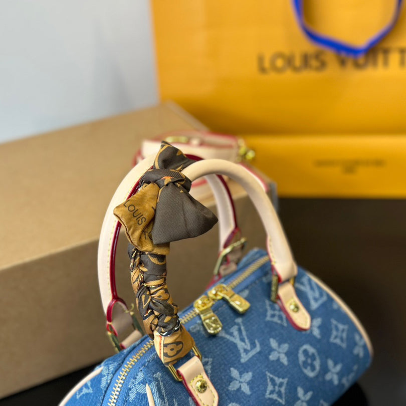 Vintage denim handbag 1824041108