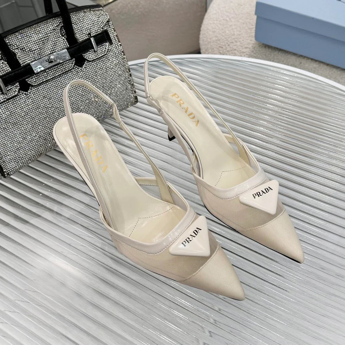 New pointy toe mesh fashion high heel sandals 1025041113