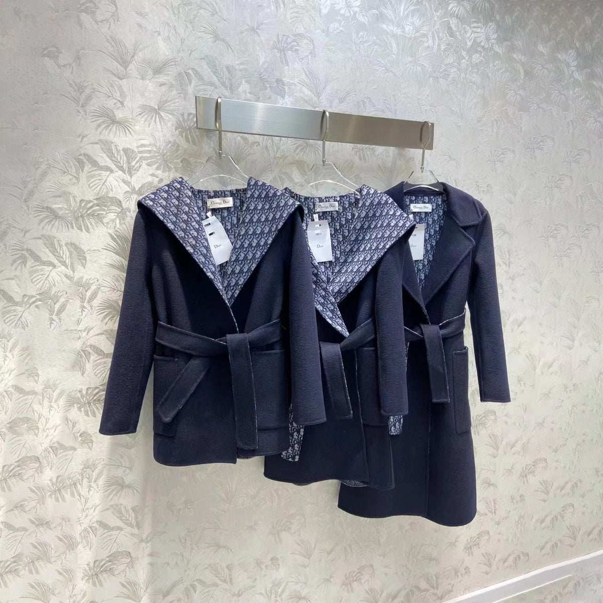 Autumn New Print Classic Presbyopic Double-Sided Plush Coat PD0223082302