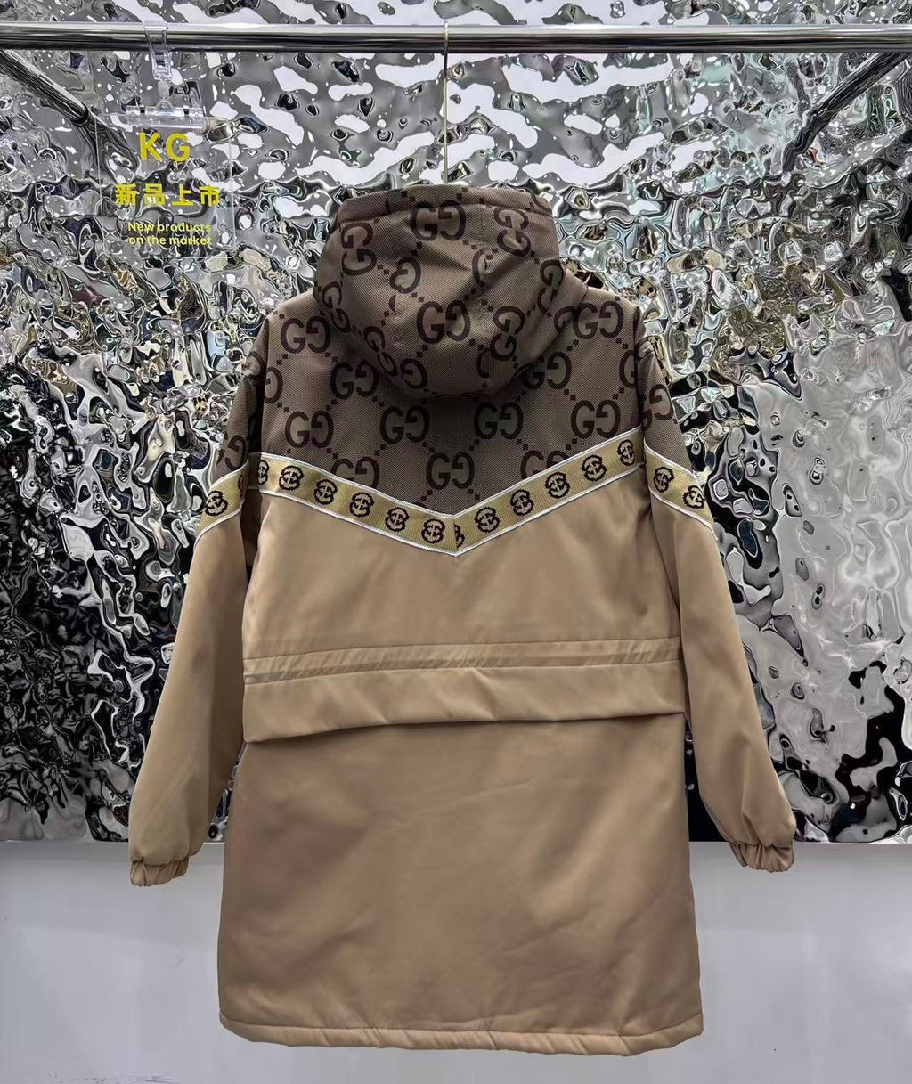 Jacquard classic hooded jacket 0725101401