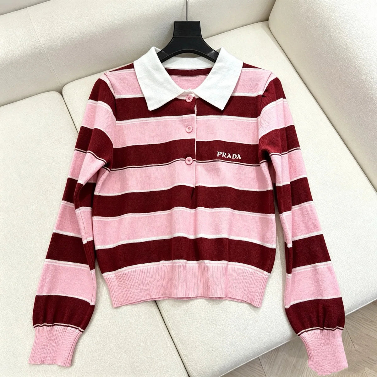 PRA 26ss Women's Polo knit sweater TZ1326091517