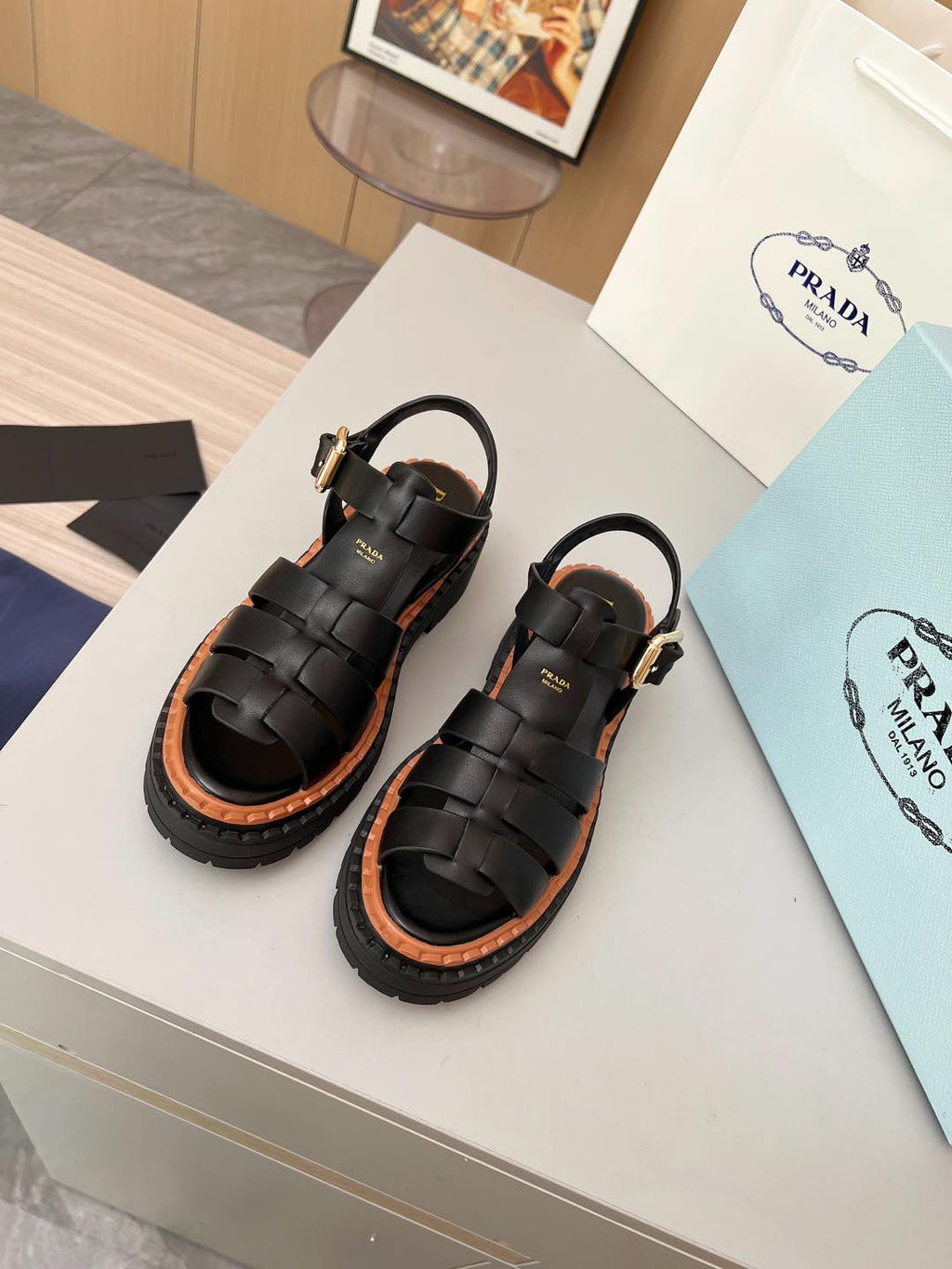 P fashionable new thick-soled sandals 0725061617