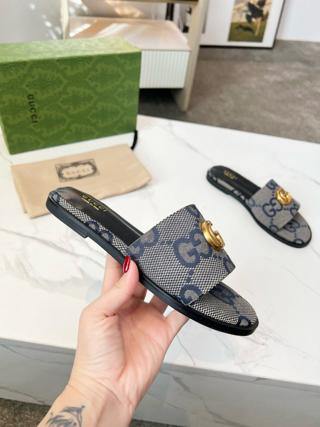 fashion print slippers 0725052806
