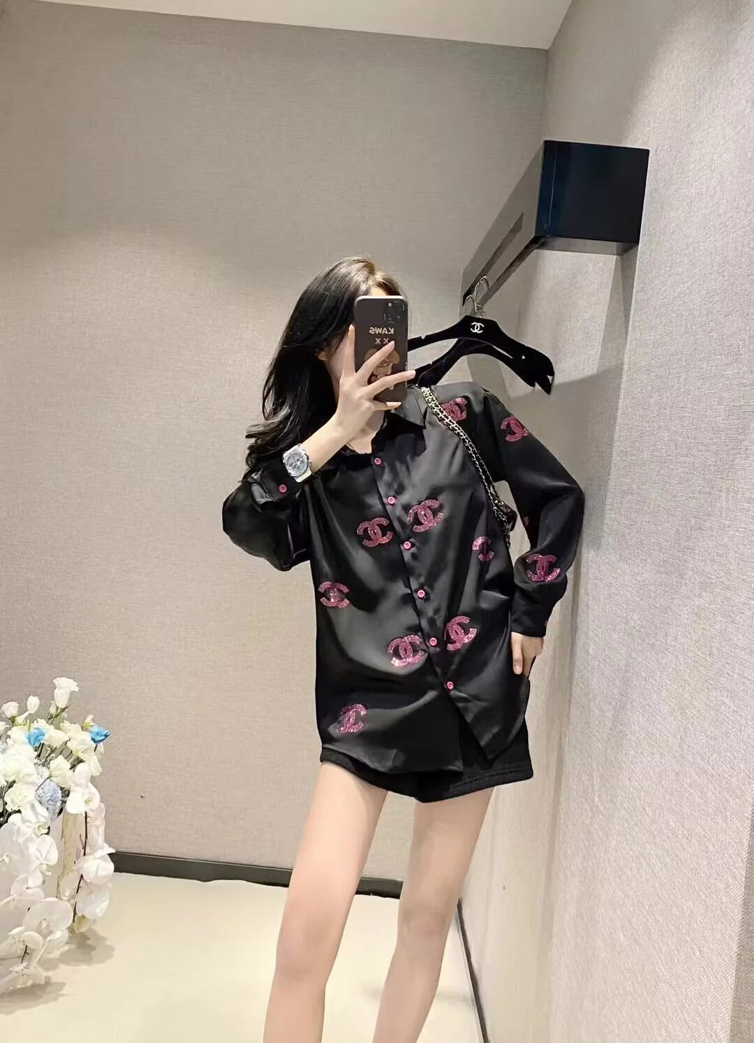 New Versatile Loose Long Sleeve Shirt 1024042910