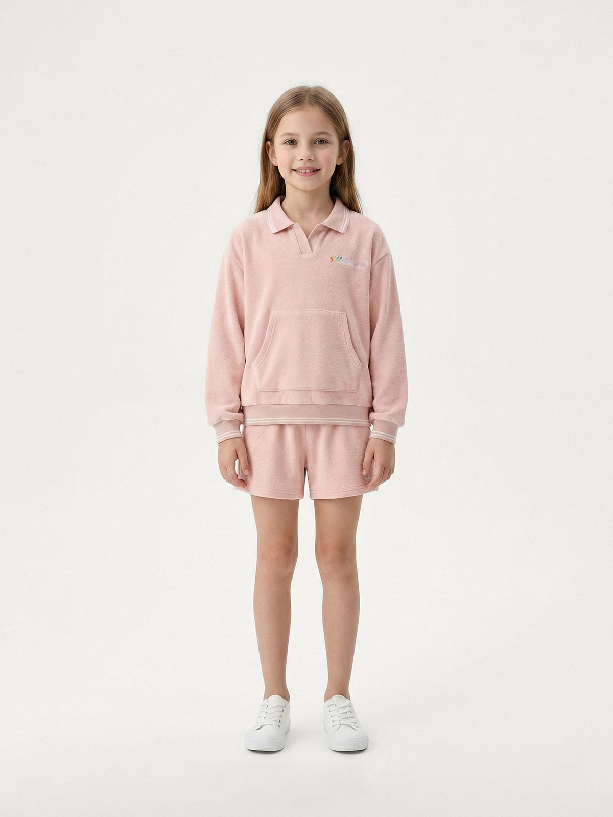 Kins Class Supple Theory Family Matching Sweatshirt with Pants or Shorts