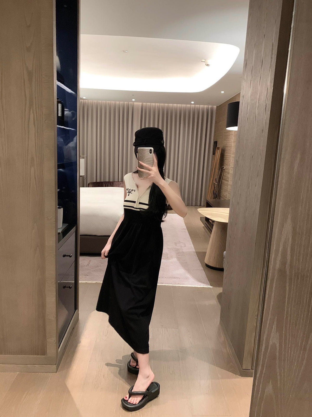 P 24ss new style striped long skirt 0724071812