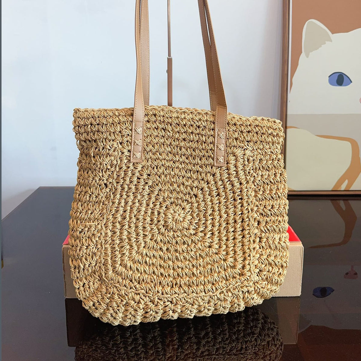 Straw Tote Bag XC24092529