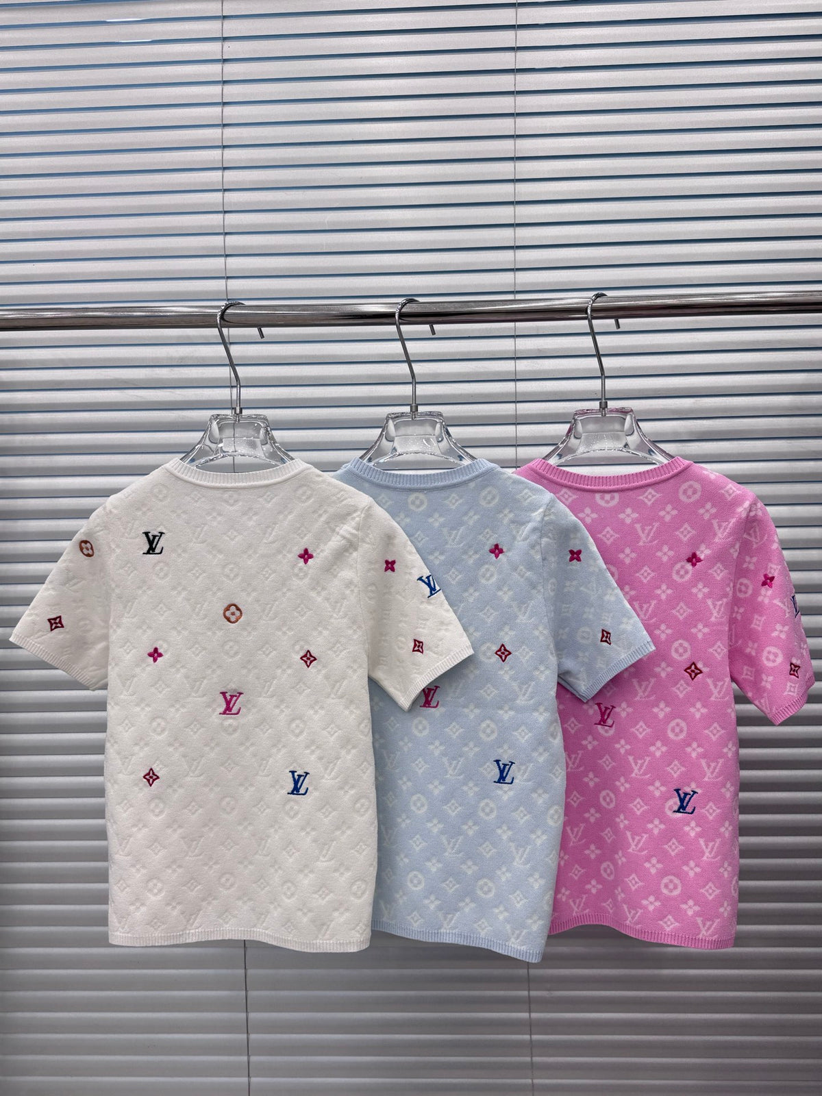 L fashion short-sleeved knitted top 0725022809