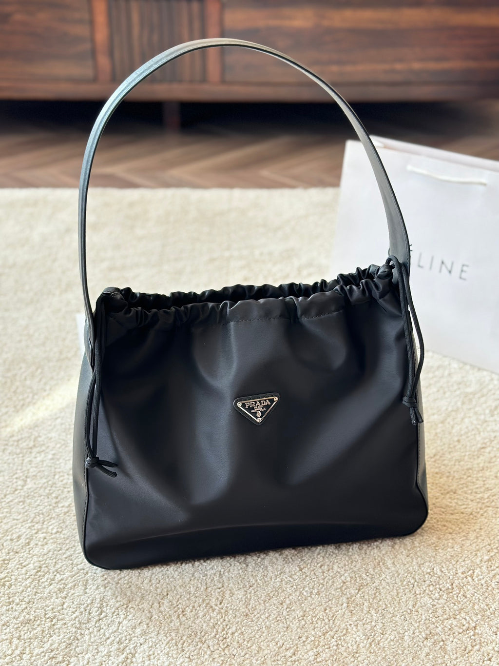 P Fashion Nylon Underarm Bag 0724071704