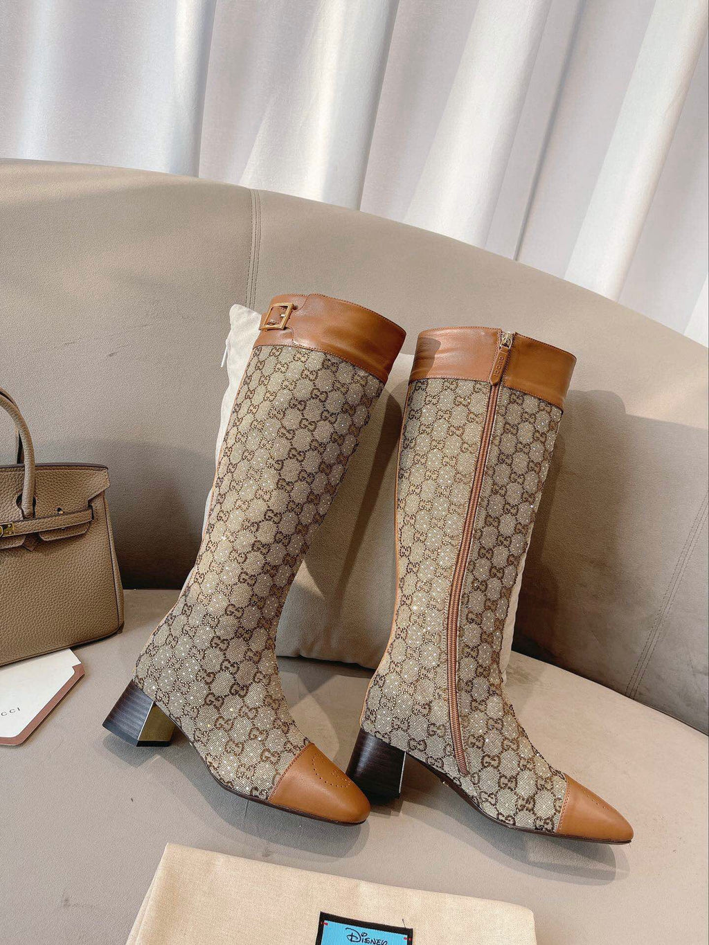 Fashion hollow  hollow carved print high-heeled boots 0724102315