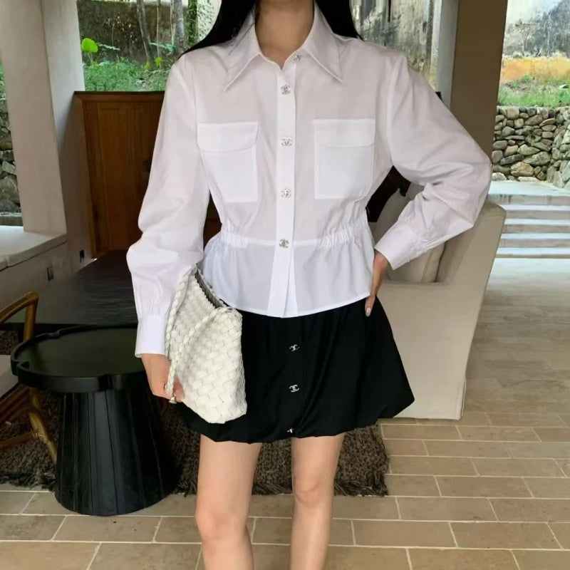 New Fashion Women Waist Cinched Jacket XC1326091119