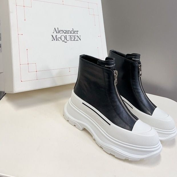 New Genuine Leather Thick-soled Martin Boots PD24092319