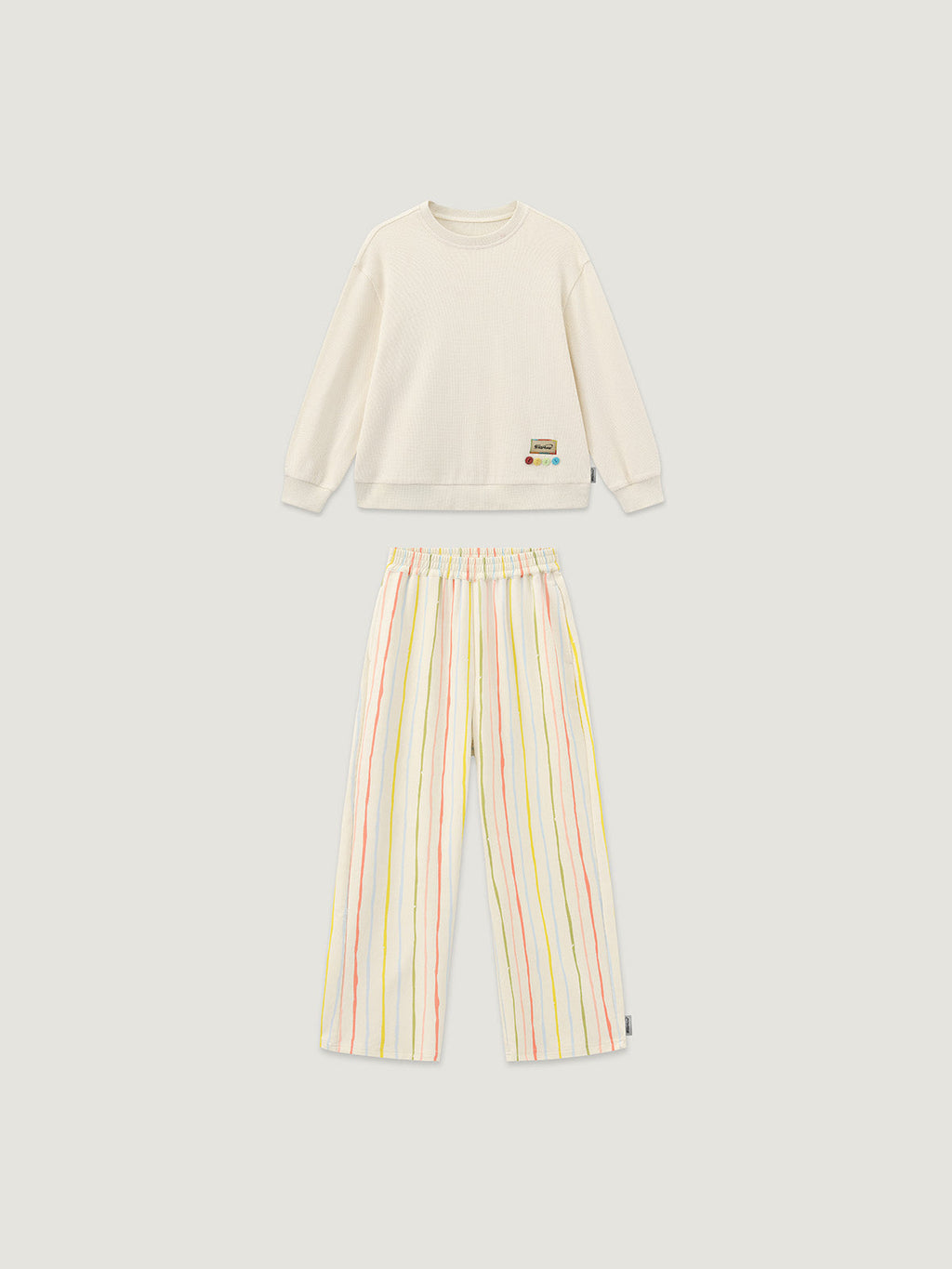 Cozy Nest Fluffy Family Matching Cotton 2-Piece Pajamas Sleepwear Set