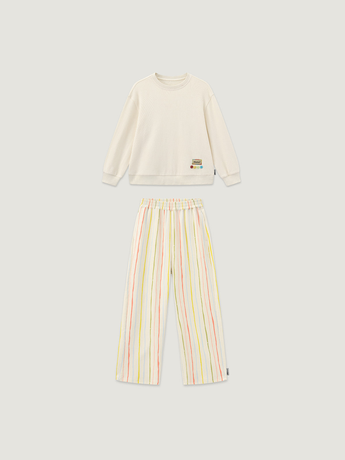 Cozy Nest Fluffy Family Matching Cotton 2-Piece Pajamas Sleepwear Set