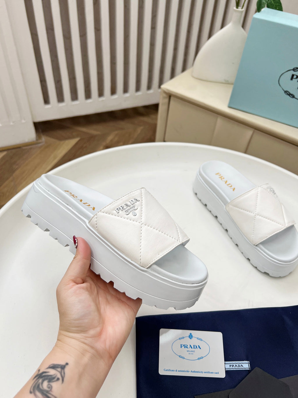 P new beach thick-soled slippers 0725061615