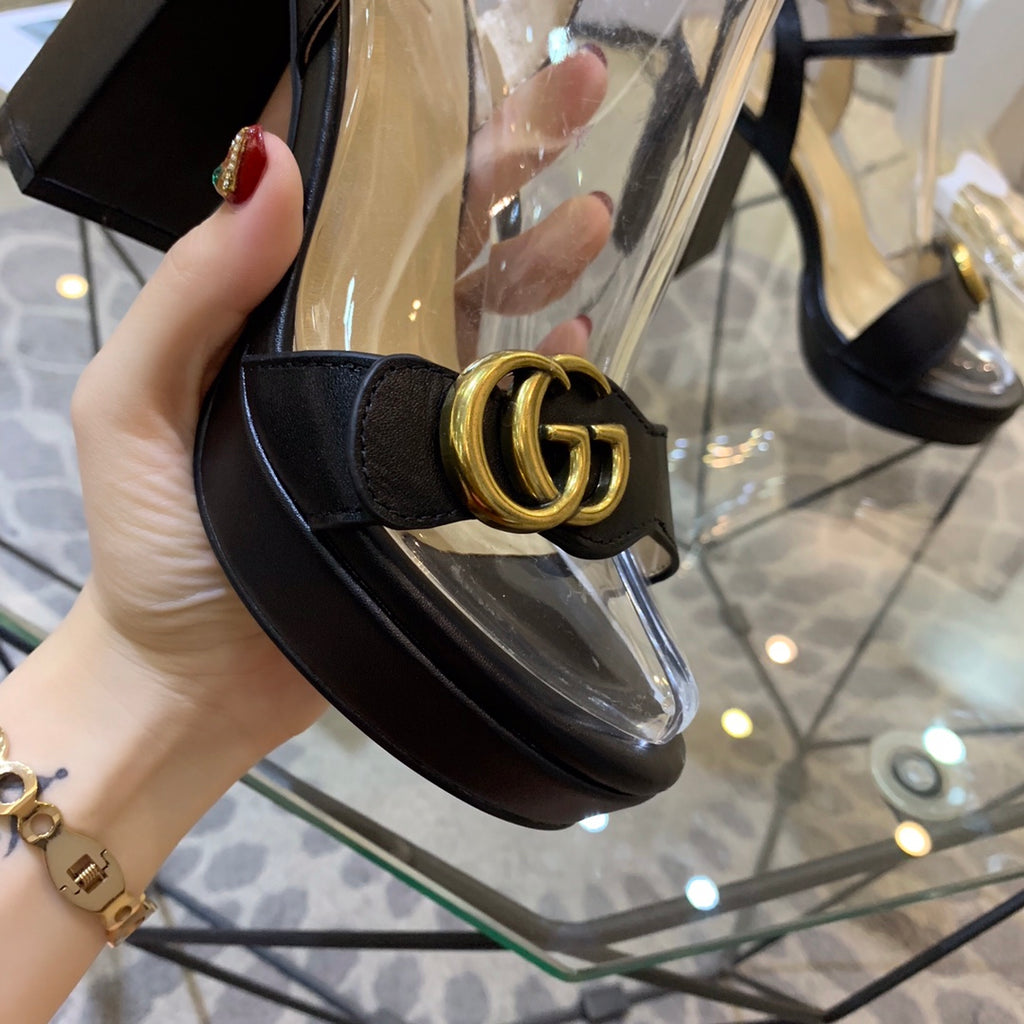 New Fashion Black Versatile Ladies Fashion Sandals XC04032410