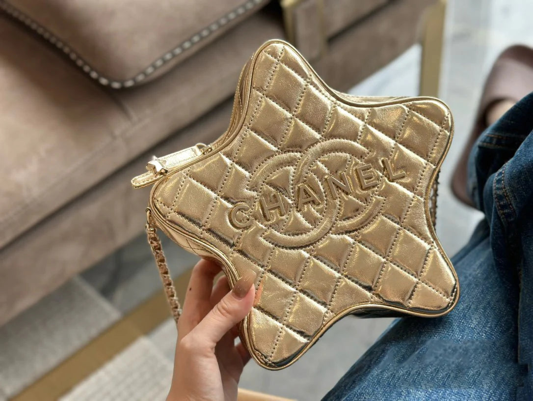 Fashion Rhombus Five-pointed Star Bag 0724021904