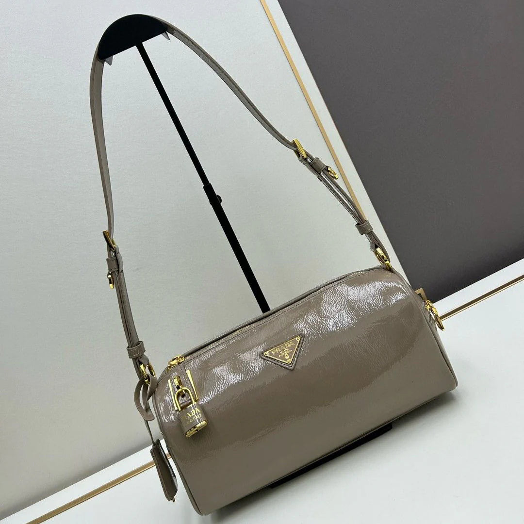 New Cowhide Nubuck Suede Lock Bag 1025021010