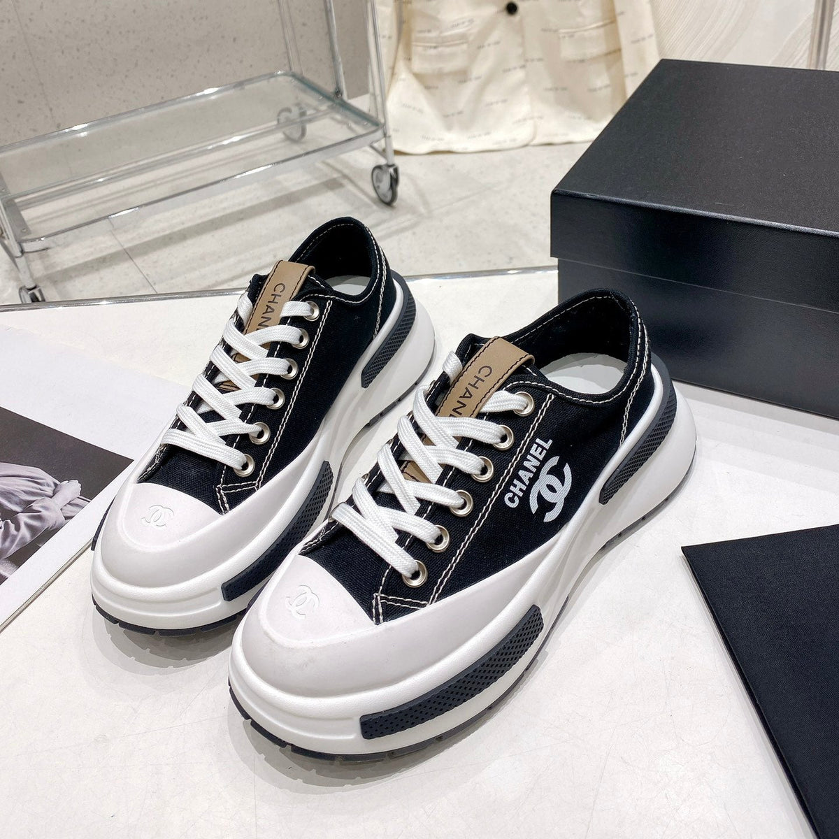 High top vintage classic women's casual shoes