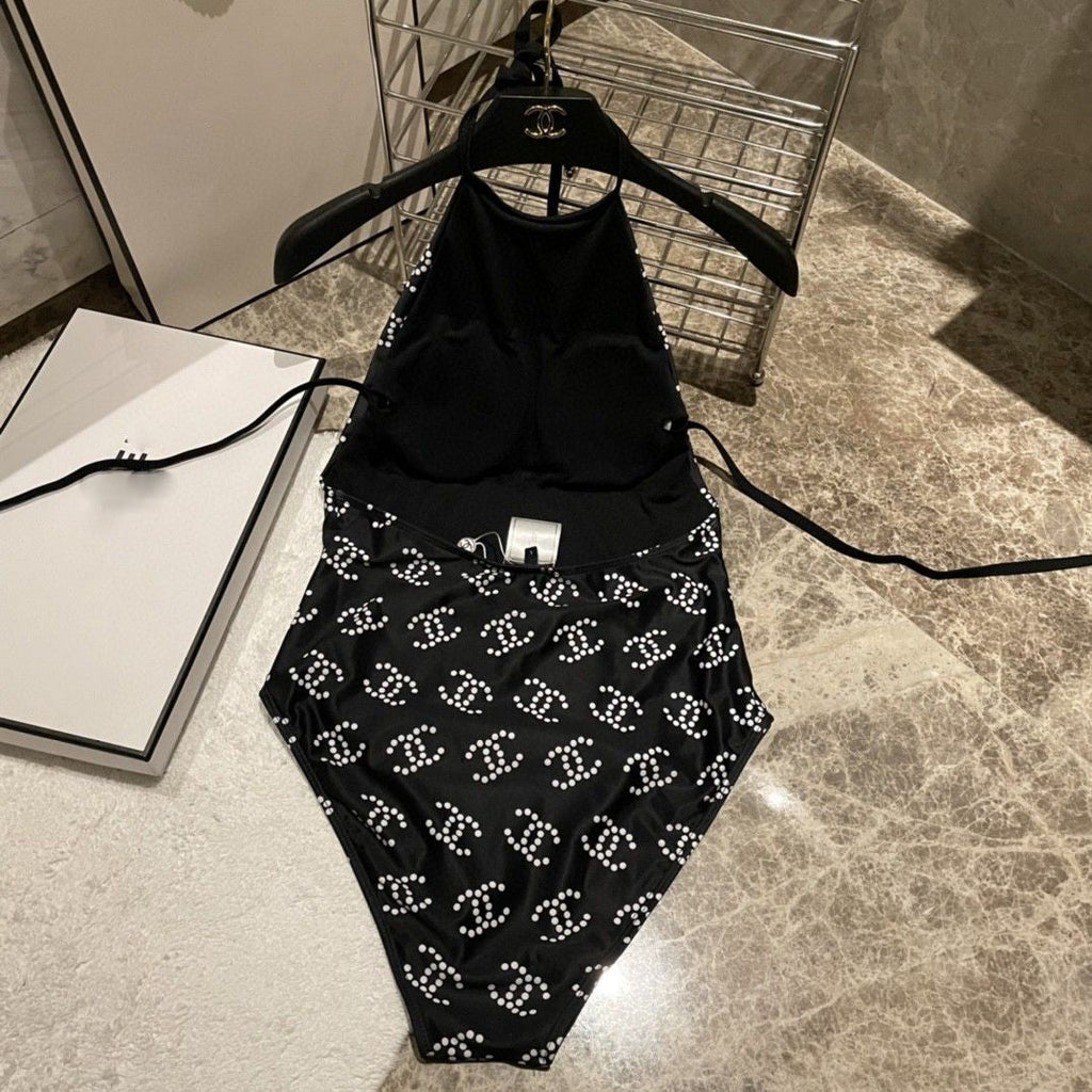 Summer New Black C Logo Women's swimwear-PD202353001