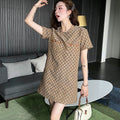 High-quality women's clothing 2023 spring and summer new heavy industry fashion slim button pocket embellished with zipper on the back of the dress