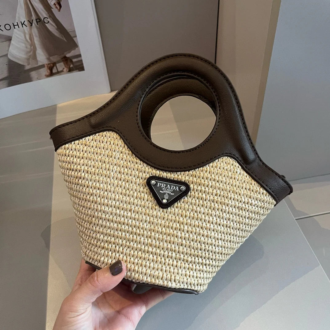 New Fashion Casual Woven Tote Bag 1024042302