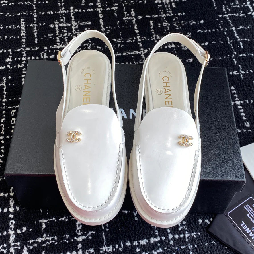 25c new 3cm heel buckle back strap sandals 1025032819