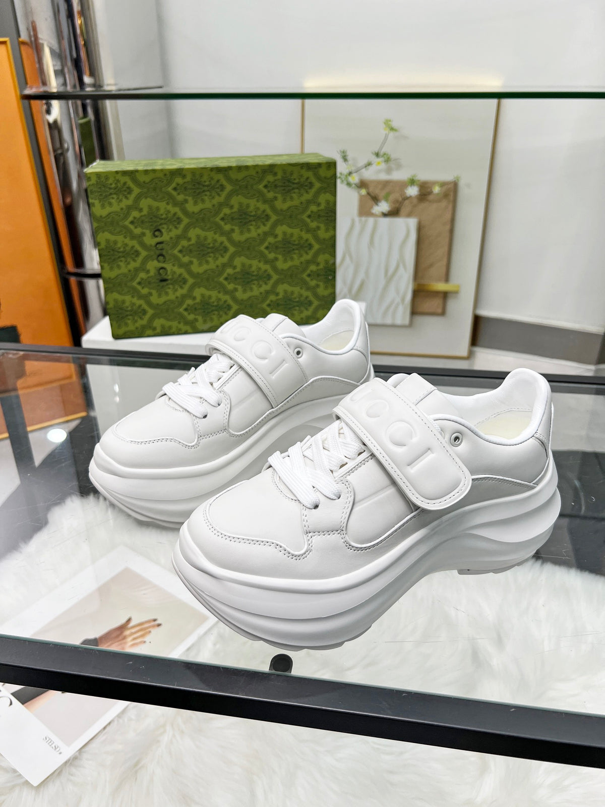 G fashion new thick-soled printed sports shoes 0724083001