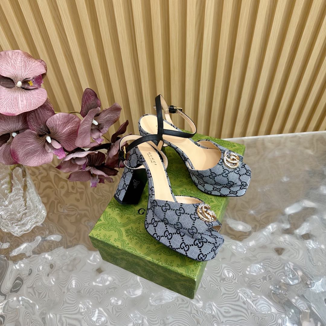 G new fashion ladies printed high heels 0725042006