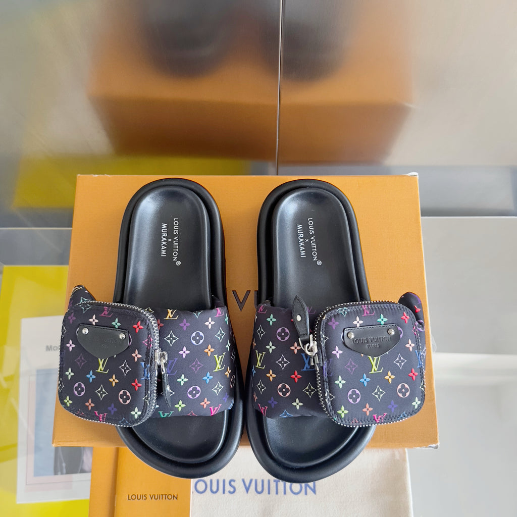 L Velcro Wallet Flat Sandals 0725021904