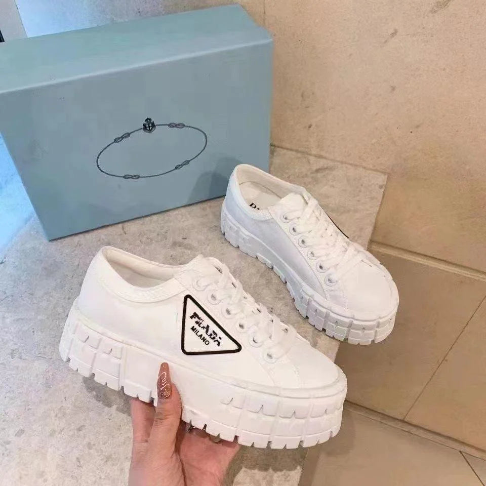 New Elevated Platform Shoes Women's Platform Bottom Casual All-match Color Women's ShoesPD05202412402