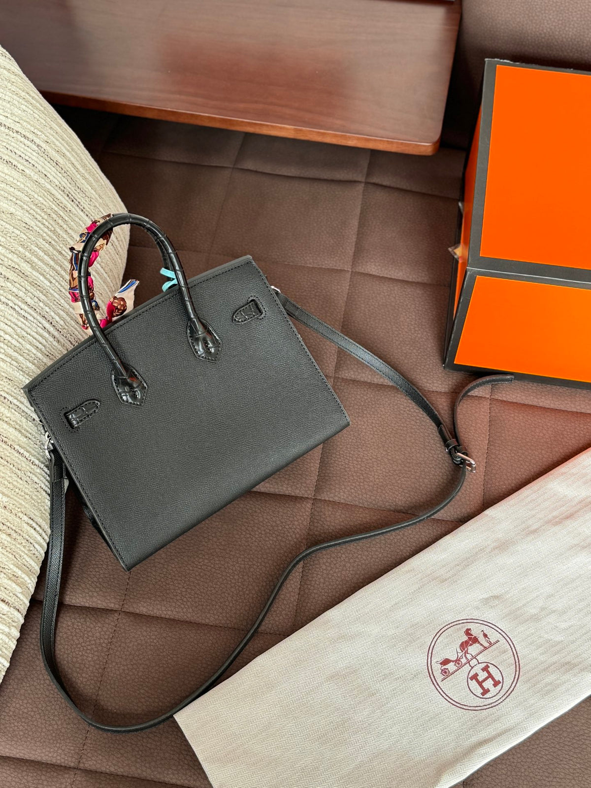 H Birkin platinum handbag 0726070601