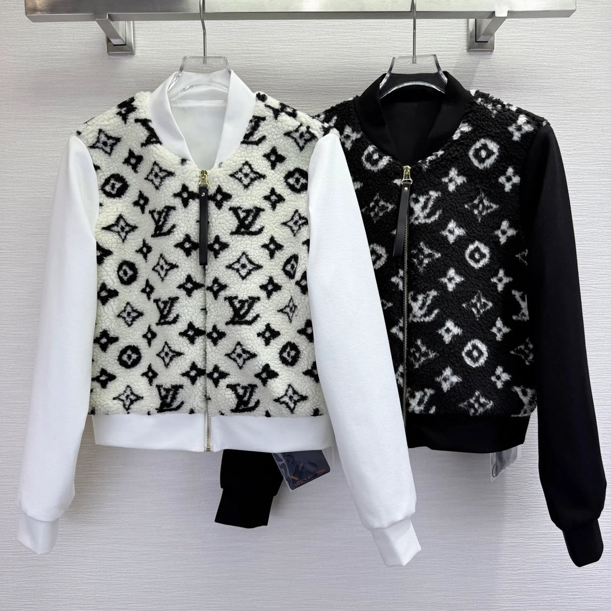 Women's Shearling Patchwork Top 1025101411