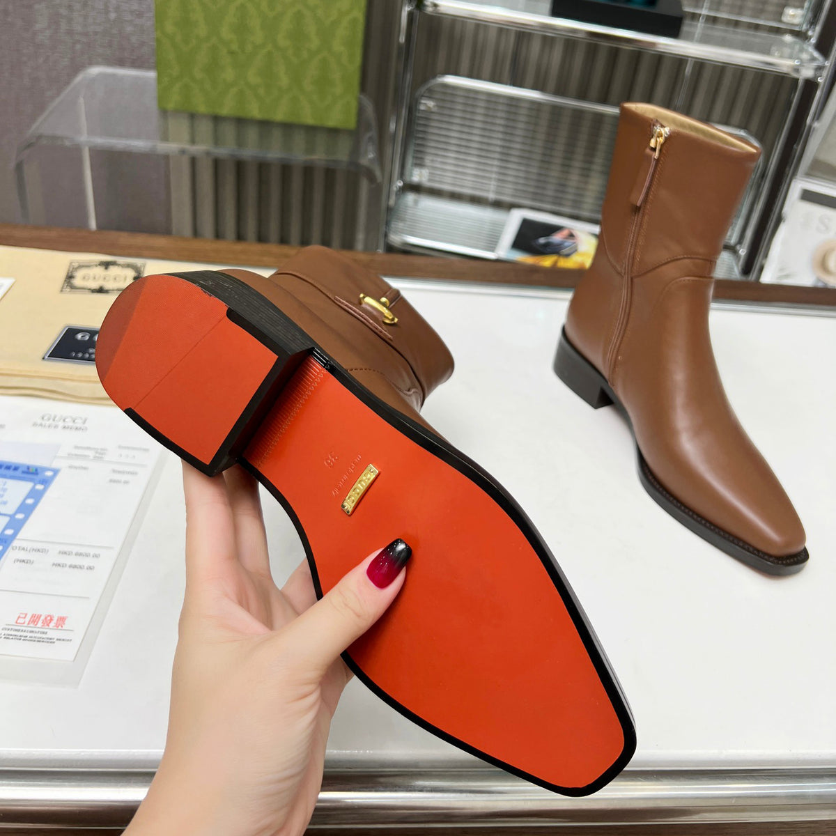G fashion leather boots XC0723091803