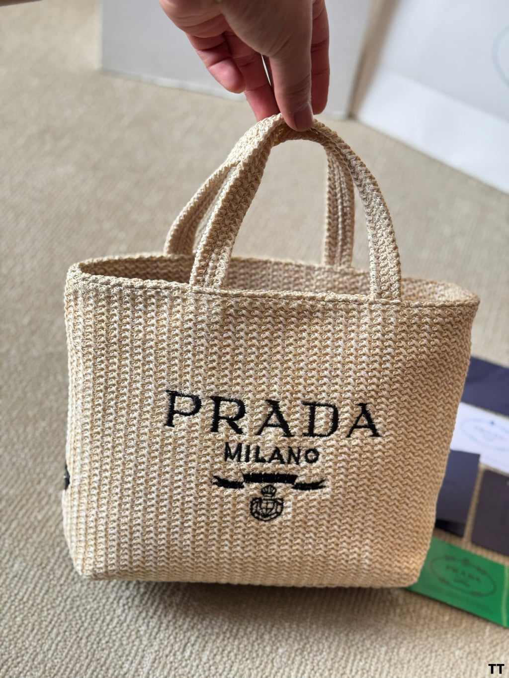 P Fashion Sunshine Straw Tote Bag 0725022813