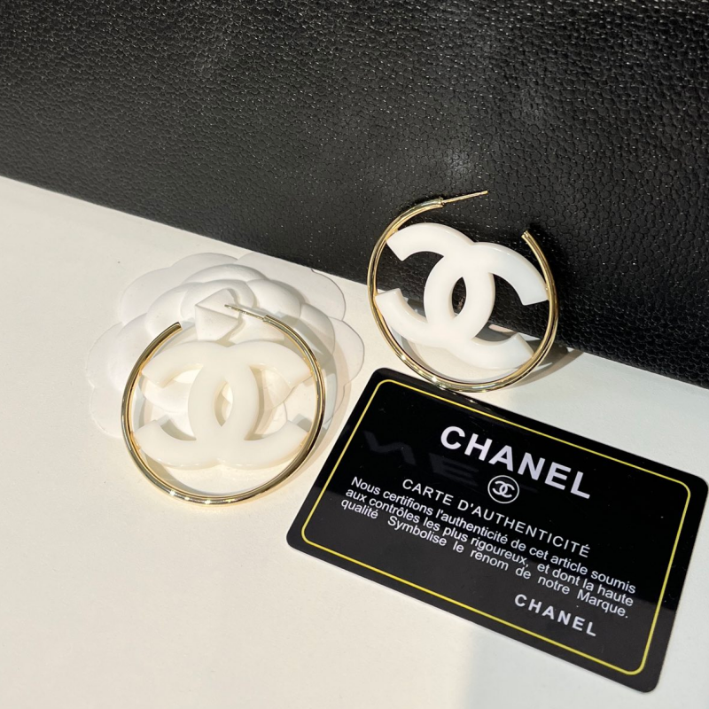 Luxury Women's CC Letter Hoop Earrings XZ1326092806