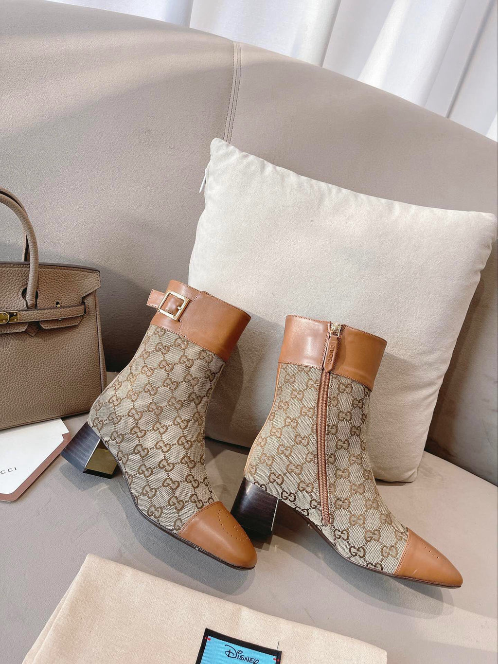 Fashion hollow  hollow carved print high heel boots 0724102314