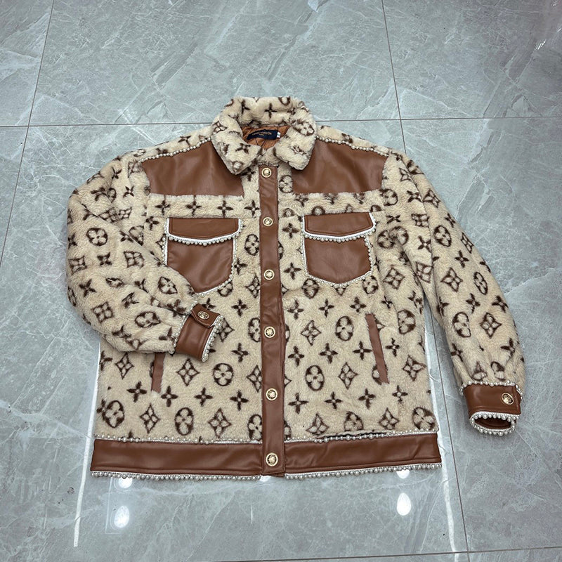 Fashion casual plush jacket PD1023101630