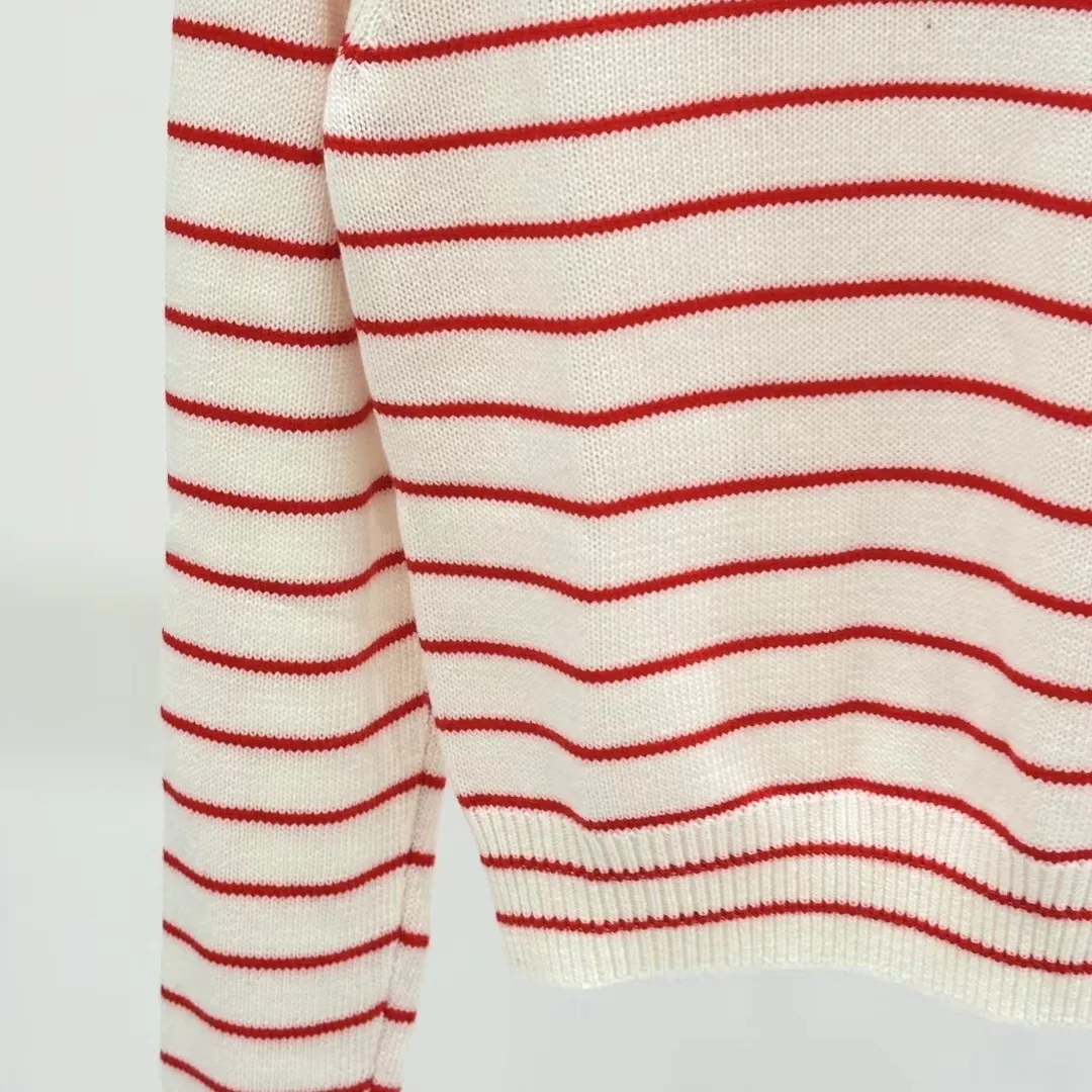 knitted sweater slim fit round neck long sleeve sweater 9000914006