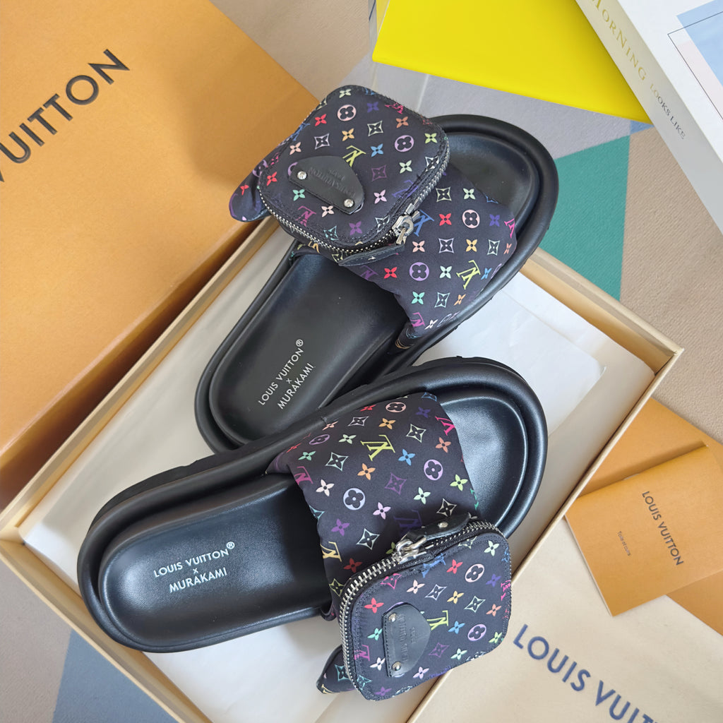 L Velcro Wallet Flat Sandals 0725021904
