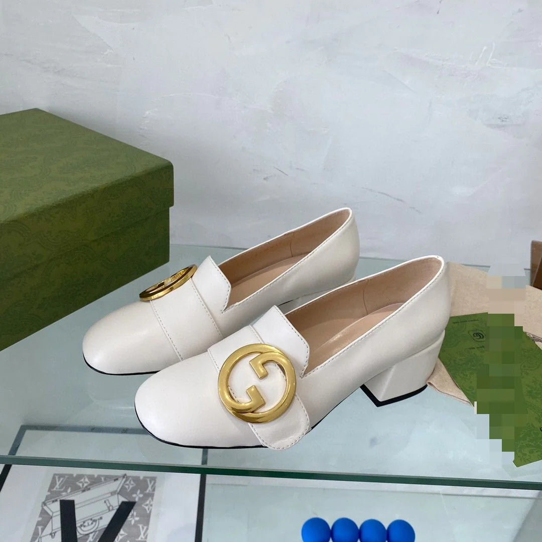 Light Luxury Fashion G Logo Women's Single ShoesPD05202411707