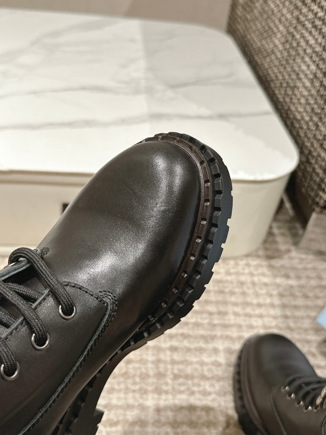 P retro color polished martin boots 0724111206