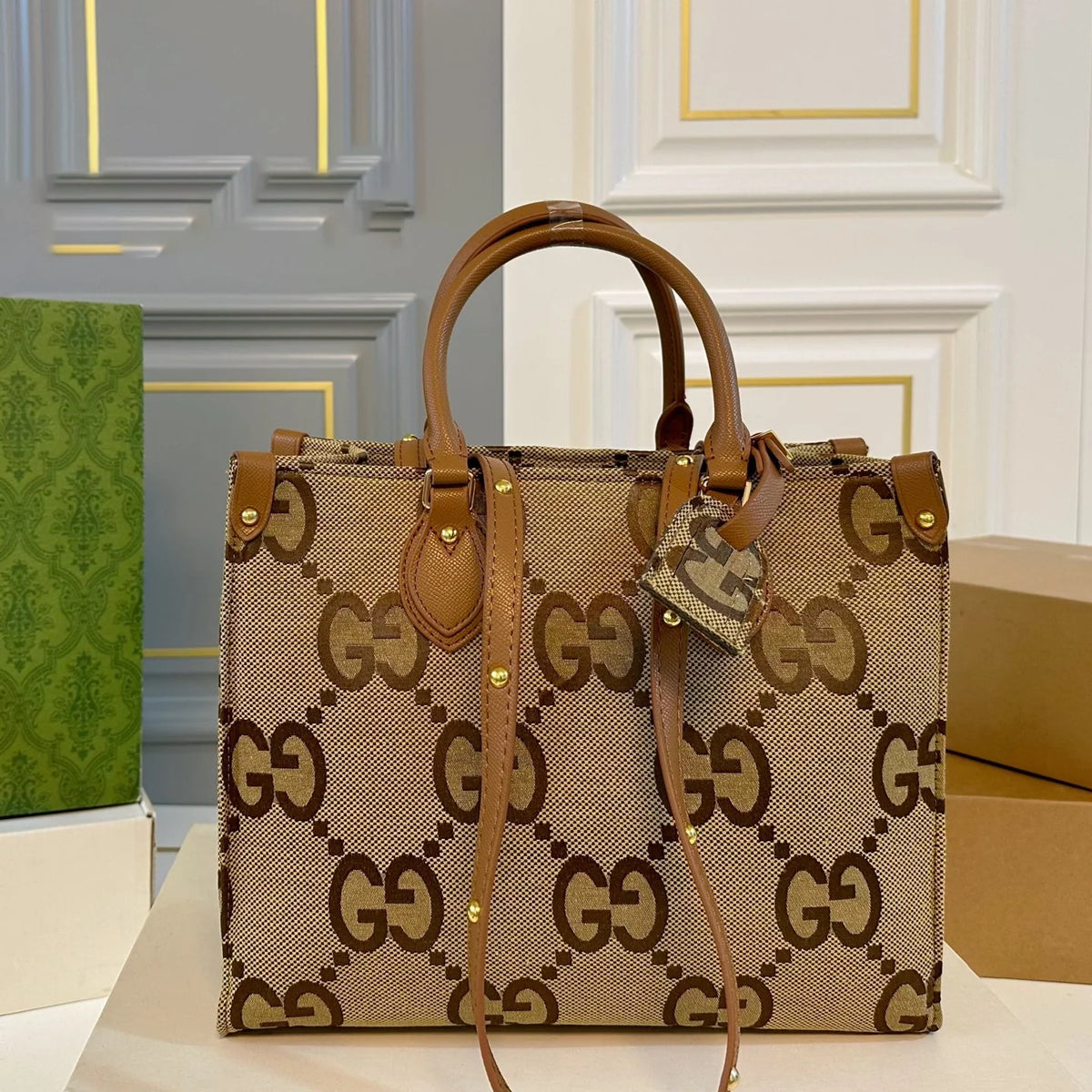 New monogram canvas tote bag 1426012006