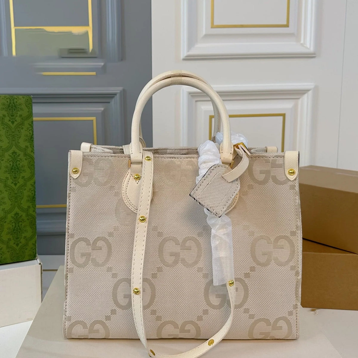 New monogram canvas tote bag 1426012006