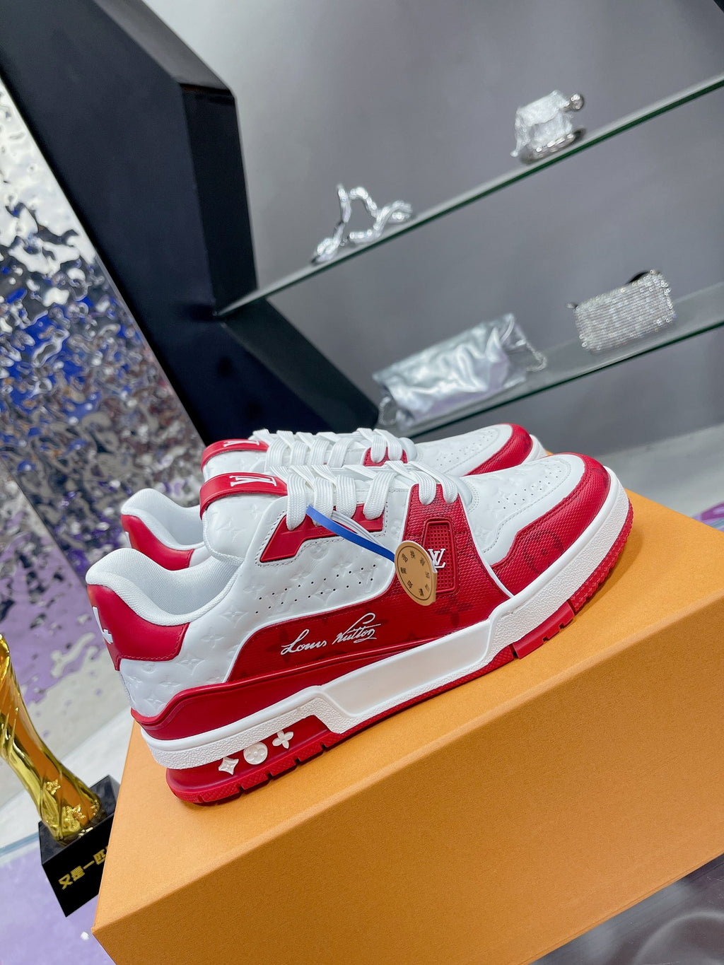 L couple limited series casual embossed sneakers 0725012401