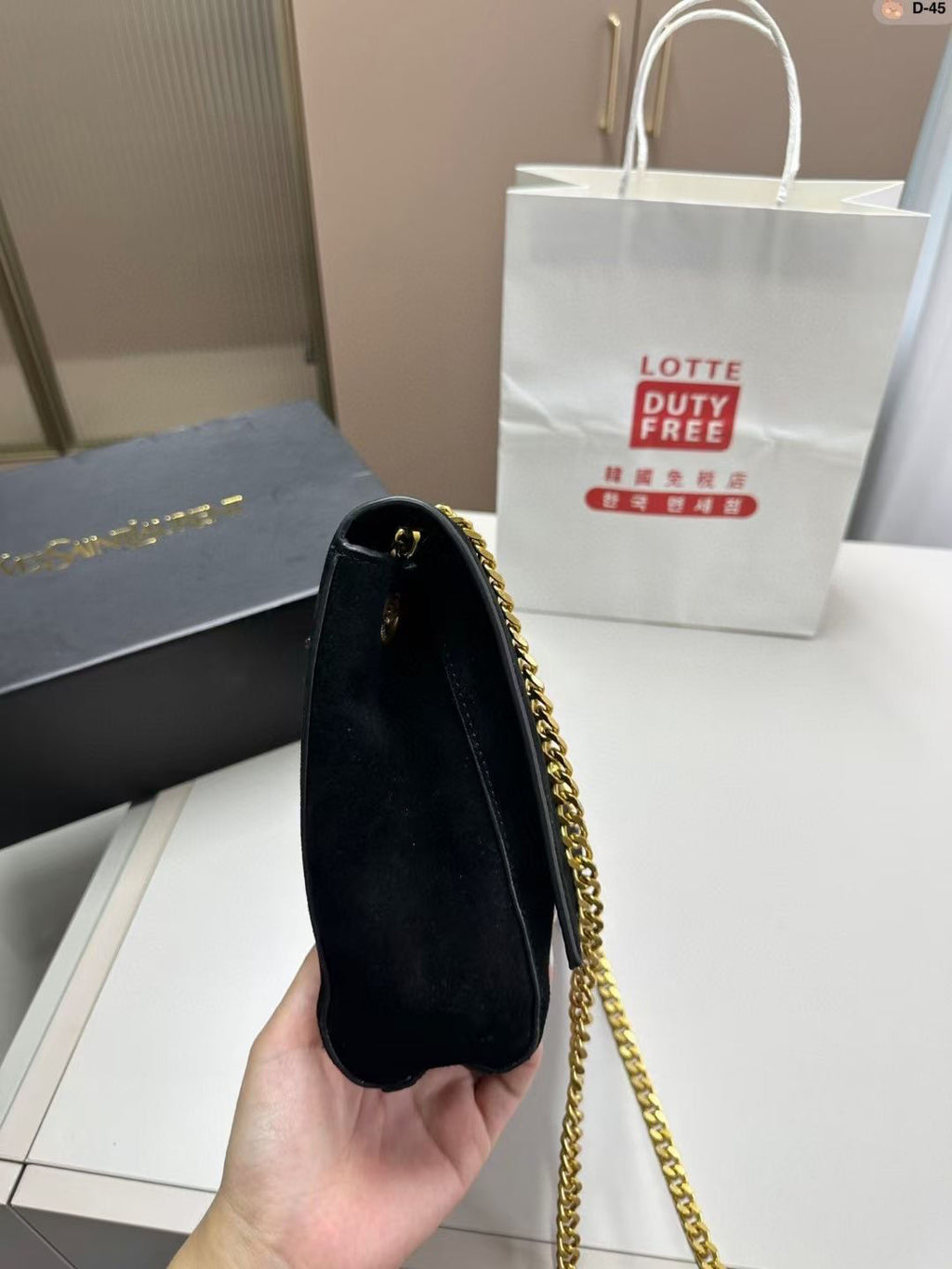 Suede women's double-sided armpit chain bag 9000929002